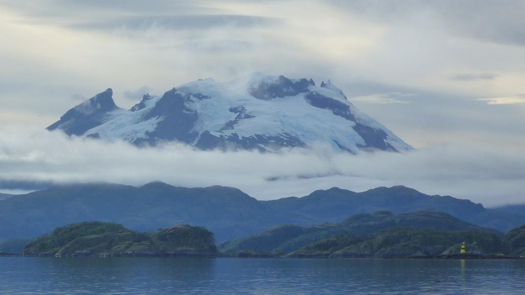 Glacier et montagnes de Patagonie